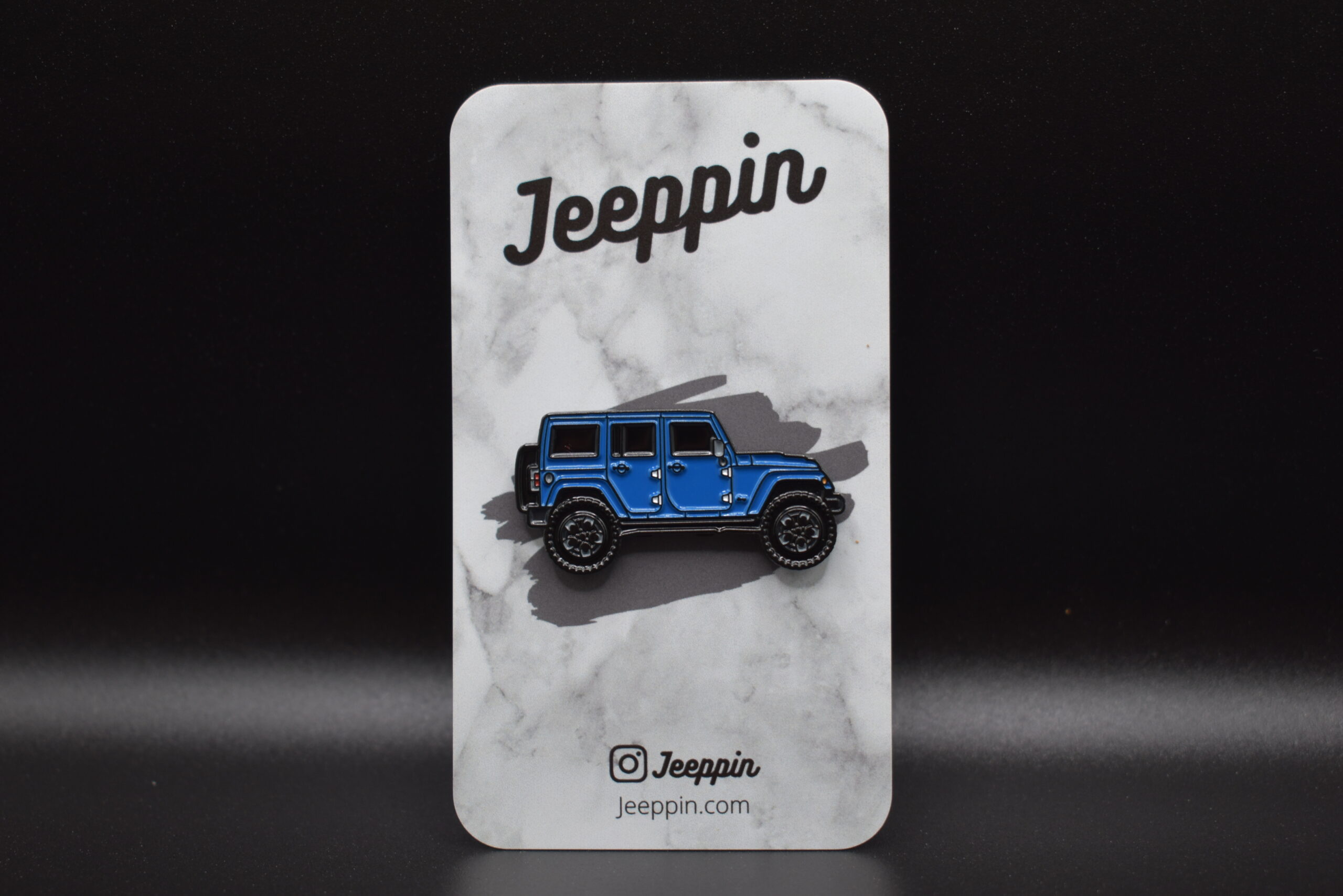 Royal Blue 4 Door Pin