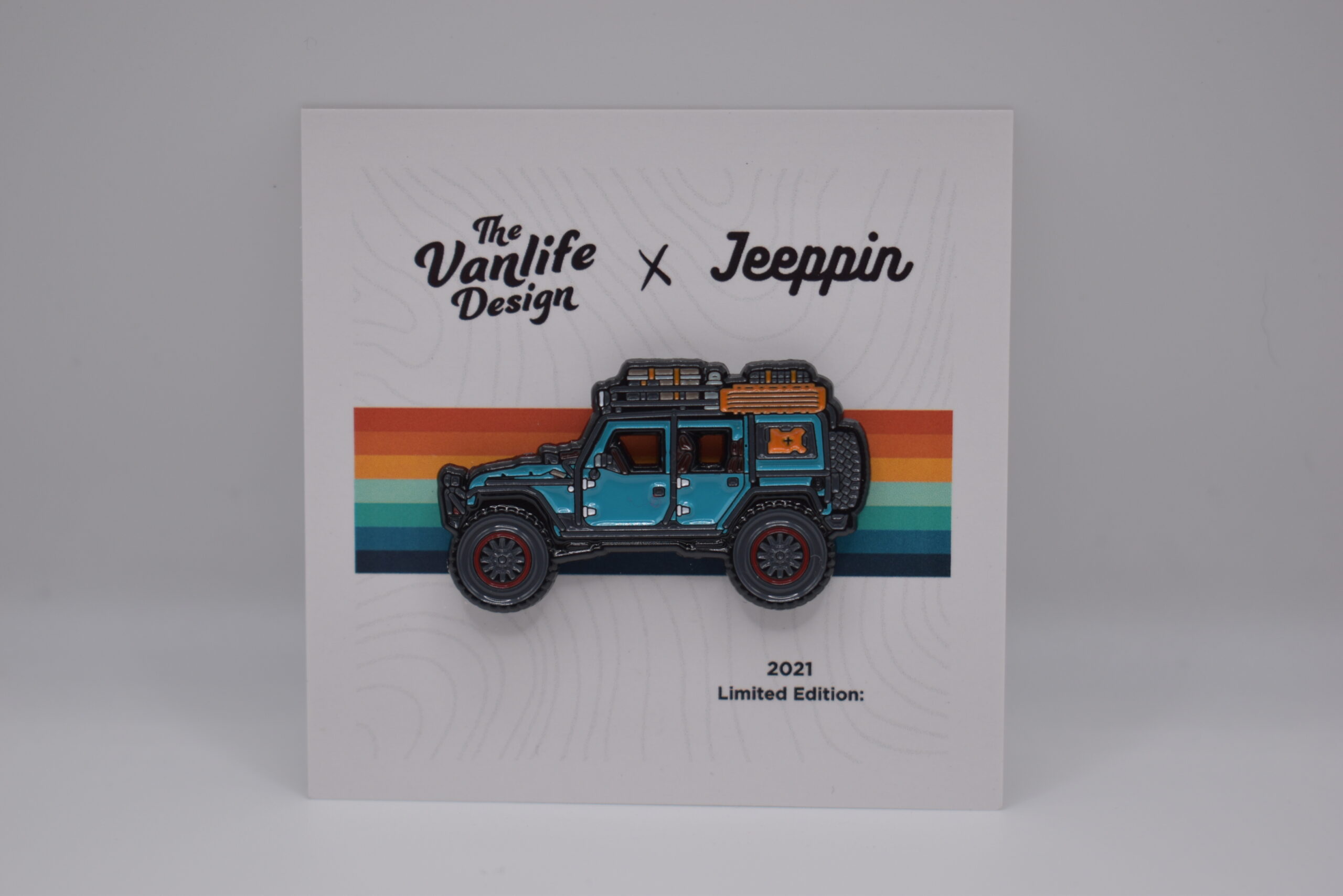 Blue Vanlife Collab Pin