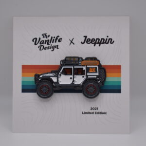 White Vanlife Collab Pin