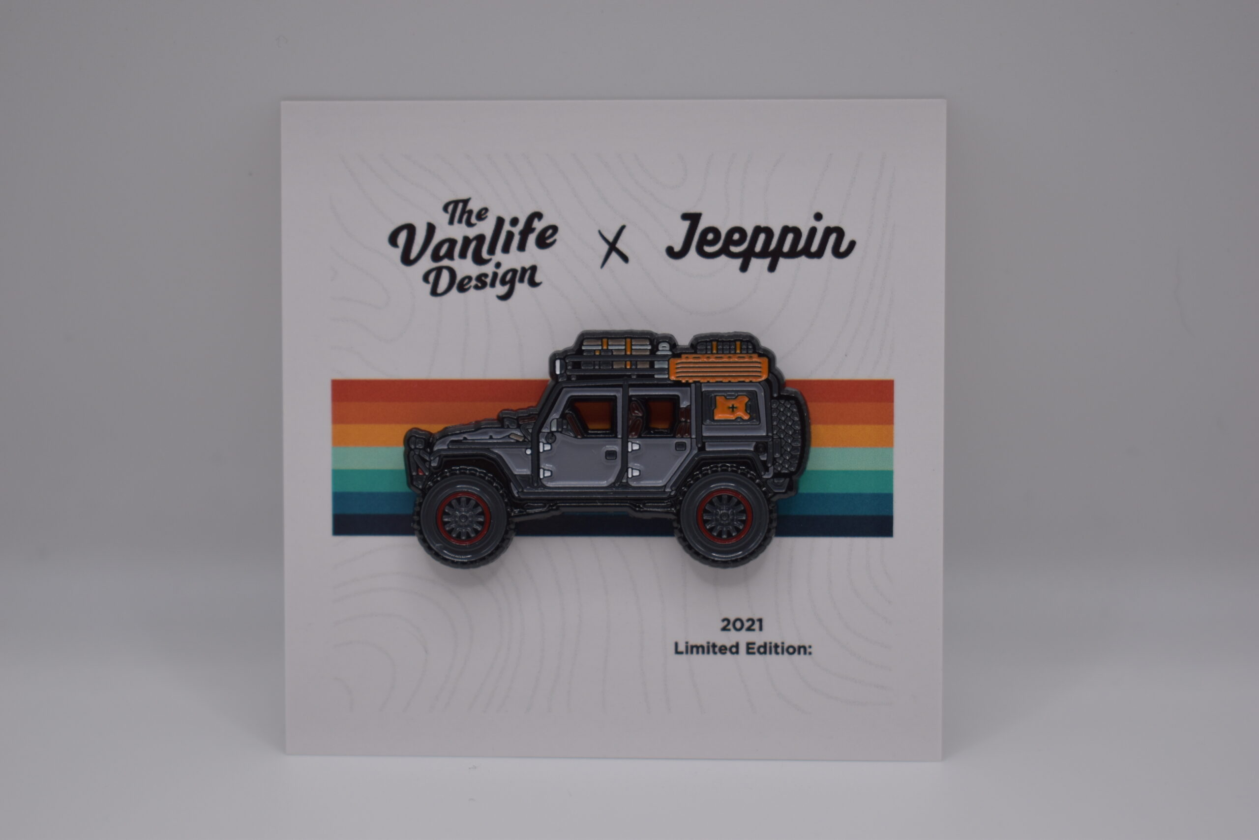 Grey Vanlife Collab Pin