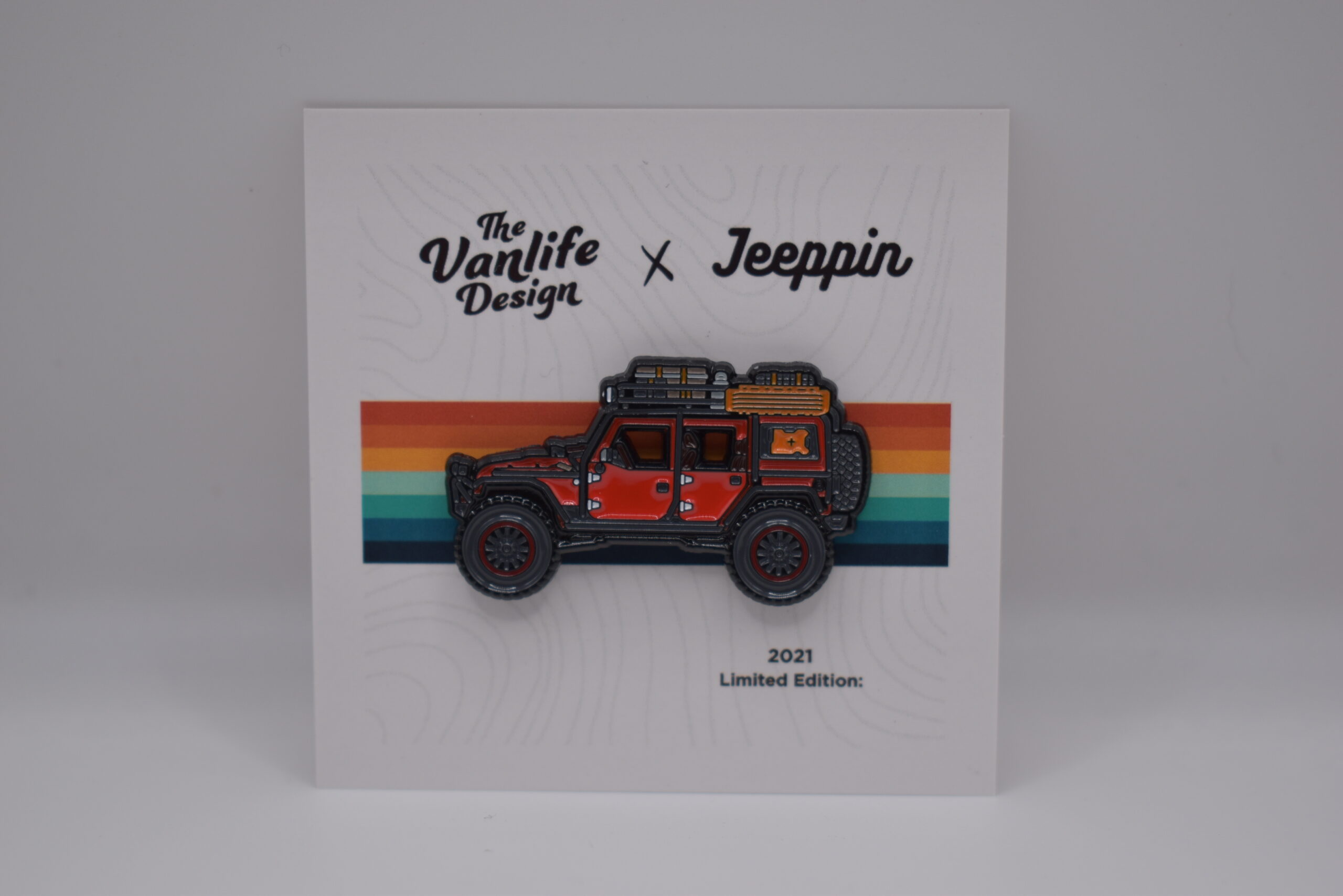 Red Vanlife Collab Pin